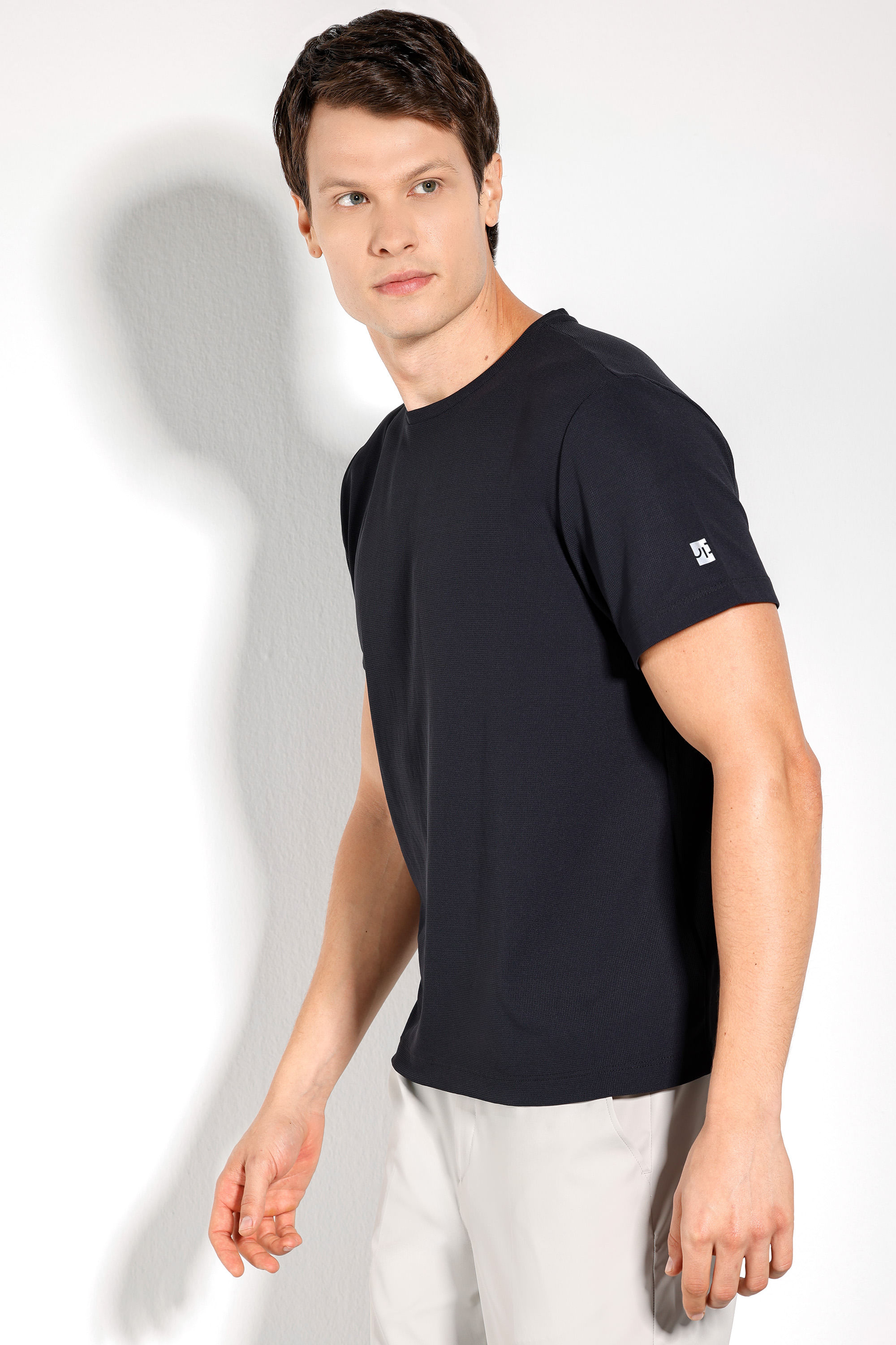 Camiseta de Poliamida Piquet Preto