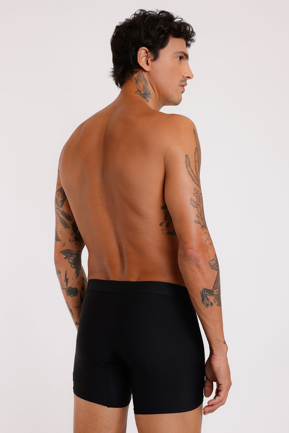 Kit 2 Cuecas Boxer Active Preto