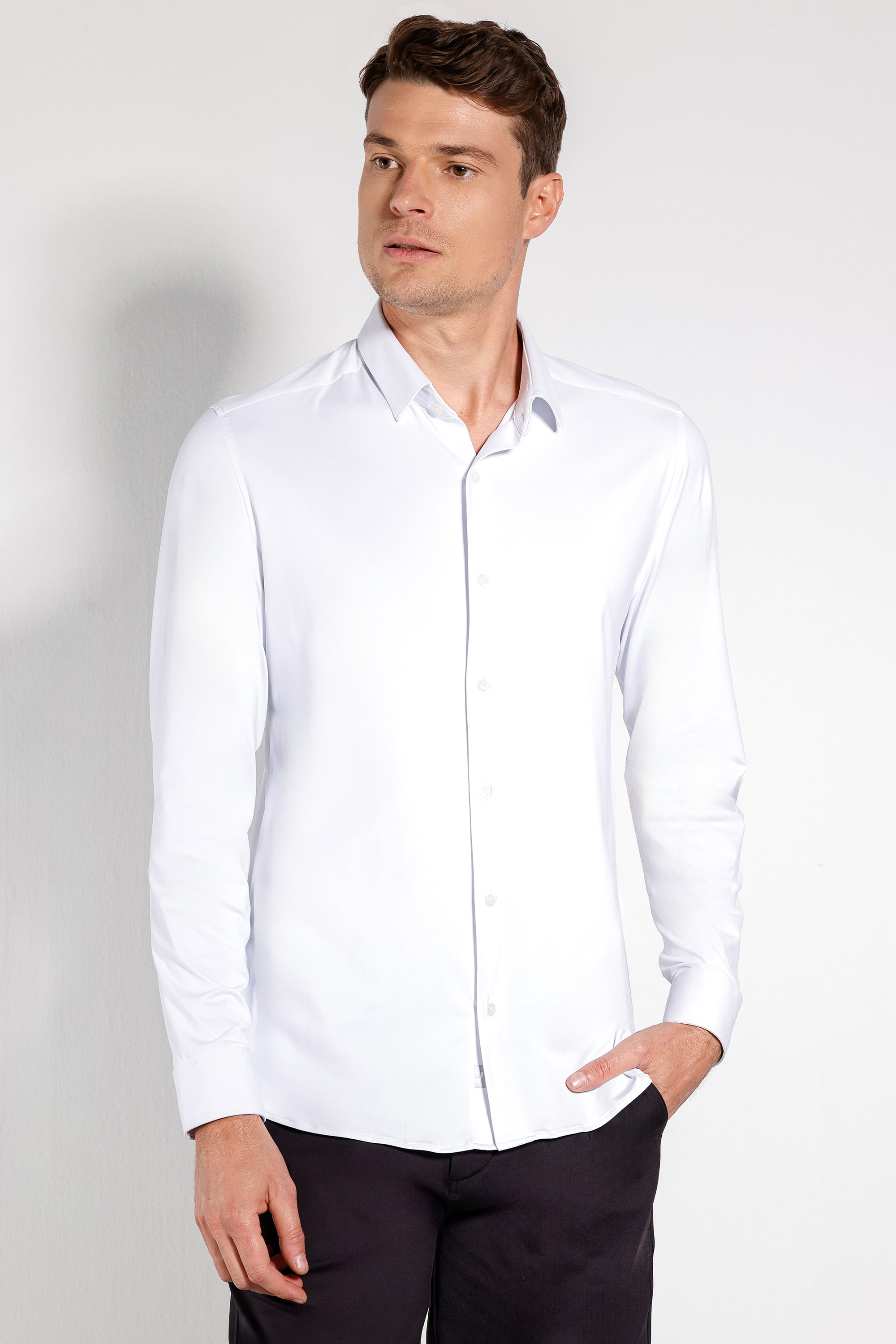 Camisa Manga Longa Recovery Tech Branco